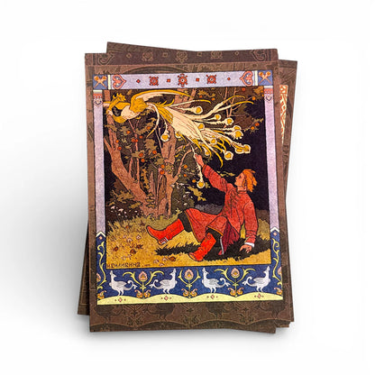 Russian Folklore Postcards Decorated 18 cm