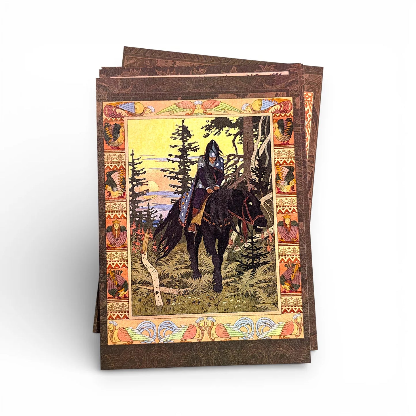 Russian Folklore Postcards Decorated 18 cm