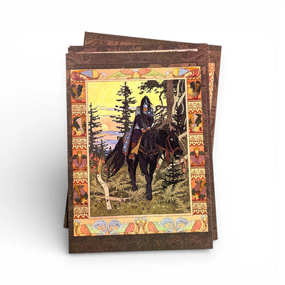 Russian Folklore Postcards Decorated 18 cm