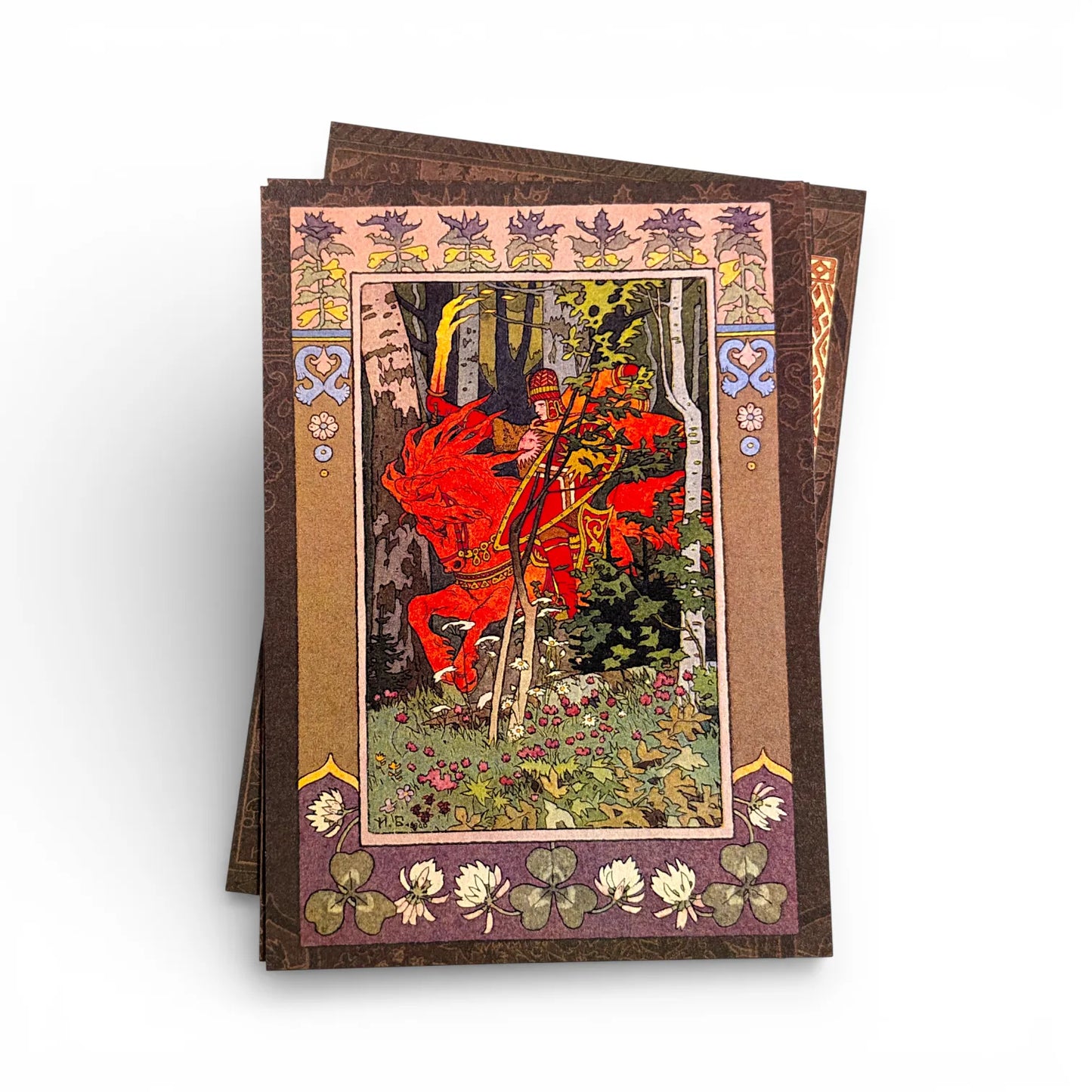 Russian Folklore Postcards Decorated 18 cm