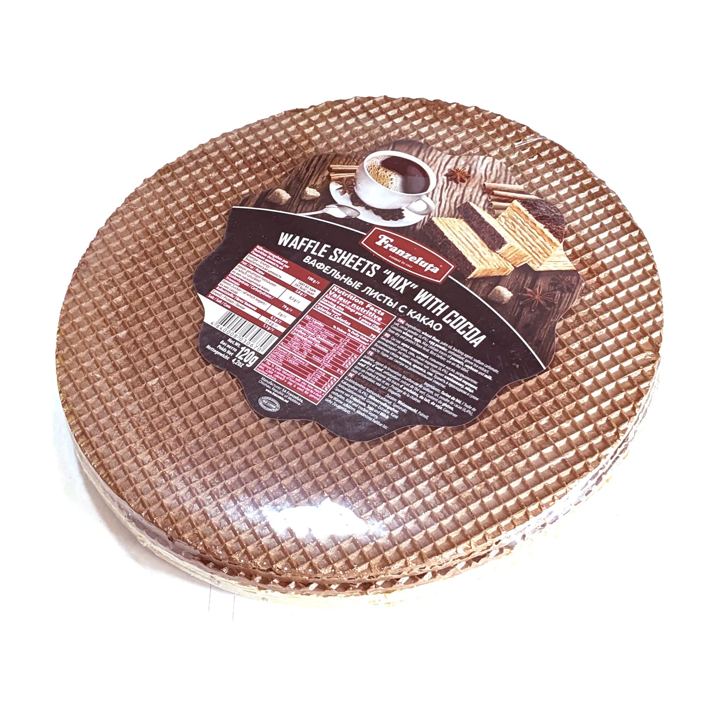 Classic Wafer Sheets Mix 100g (with cocoa)