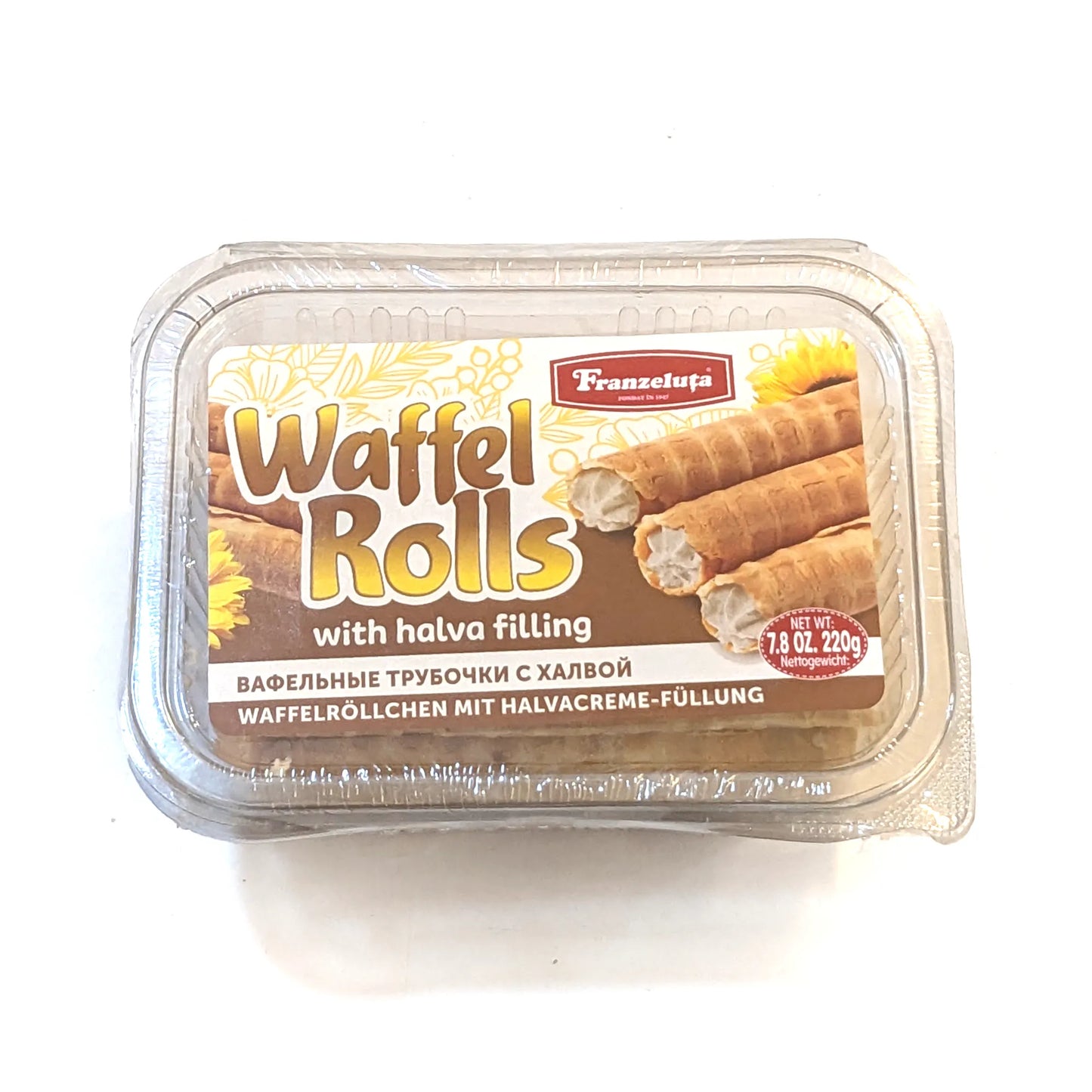 Delicious Crunchy Tubes with nutty Halva