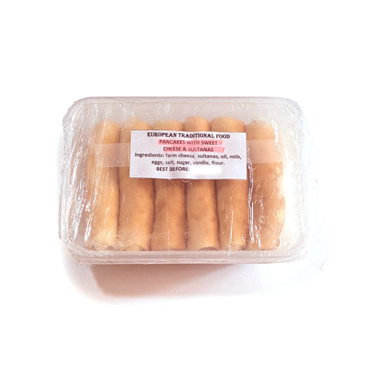 Замороженные русские блины с рикоттой (домашние)