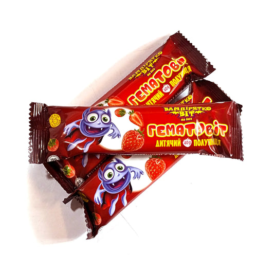 Classic Nutrition Bar 'Gematogen' (with strawberries)