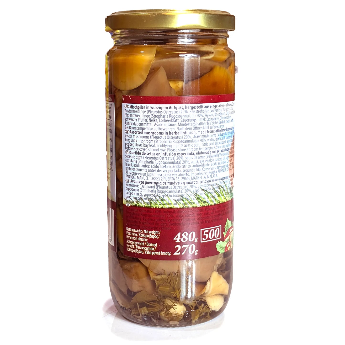 Premium Assorted Mushrooms 480g