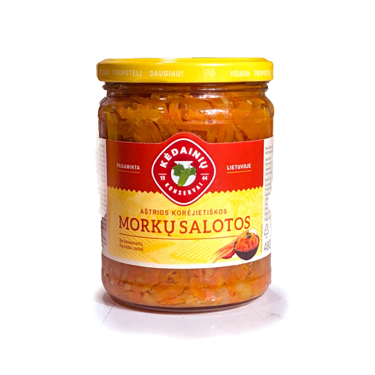 Authentic Marinated Carrot (Korean Style) 'Kedainiu' 480g