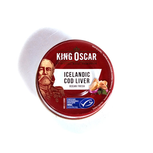 Pure Icelandic Cod Liver 'King Oscar' 190g