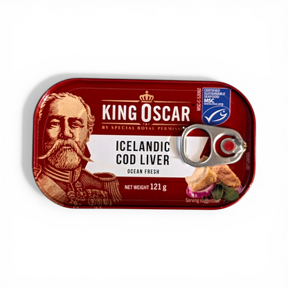 Premium Icelandic Cod Liver 'King Oscar' 121g