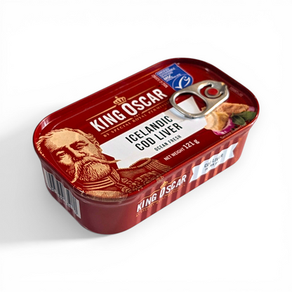 Premium Icelandic Cod Liver 'King Oscar' 121g