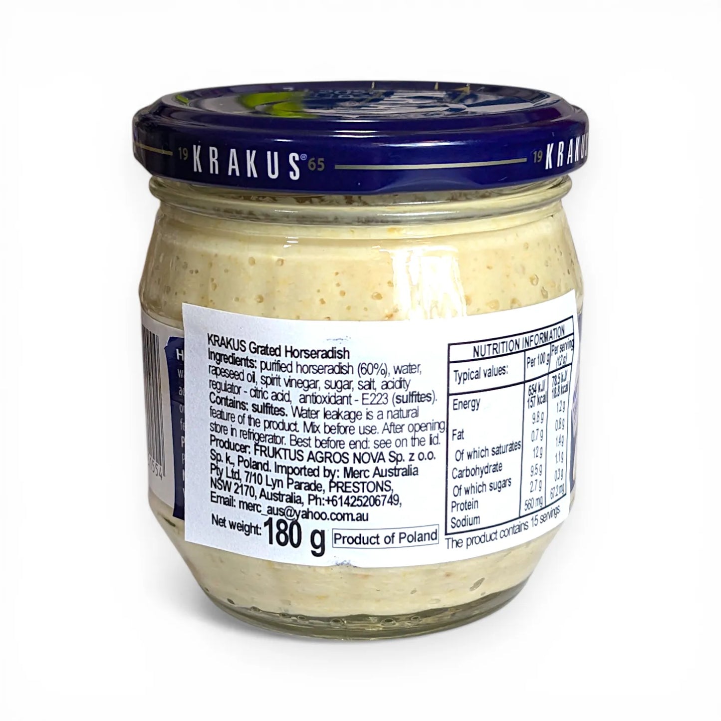 Hot Horseradish 'Krakus' 180g