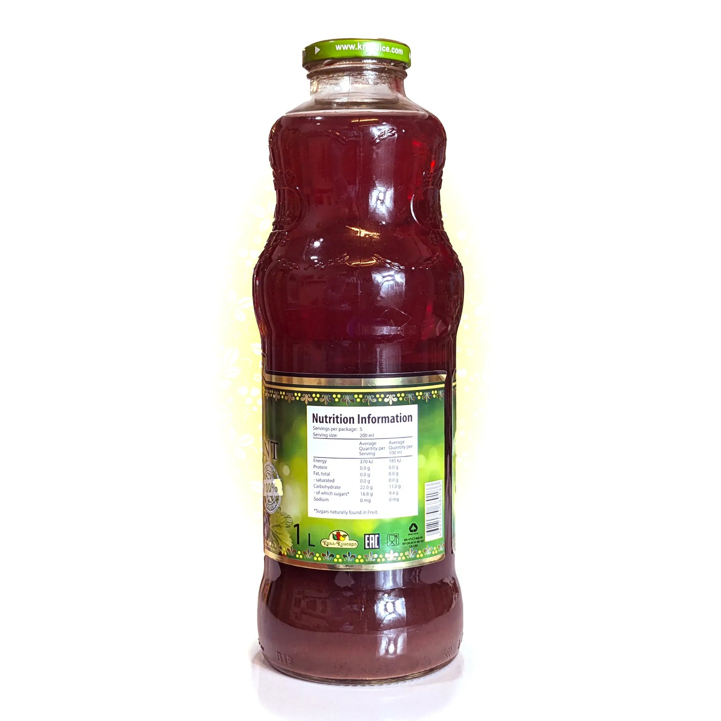 Tasty Black Currant Juice 'Kral' 1L