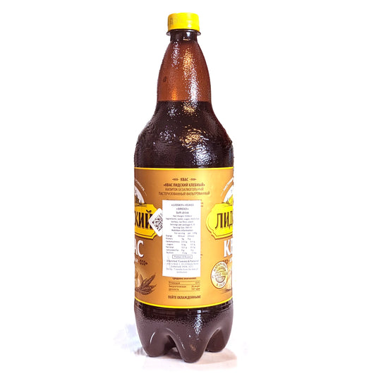 Premium Low-Sugar Kvas 'Lidsky' 1.5L