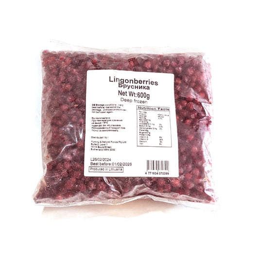 Frozen Premium Lingonberries 600g