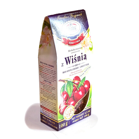 Premium 'Malwa' Sour Cherry Herbal Infusion Tea (loose leaf)