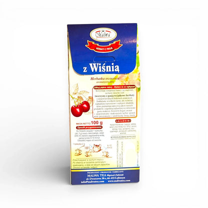 Premium 'Malwa' Sour Cherry Herbal Infusion Tea (loose leaf)