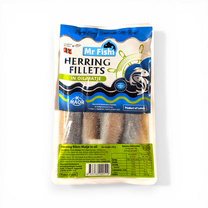 Frozen Herring Fillets 'Mr Fish' 250g