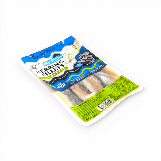 Frozen Herring Fillets 'Mr Fish' 250g