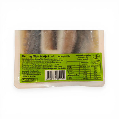 Frozen Herring Fillets 'Mr Fish' 250g