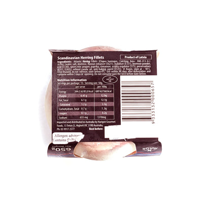 Tasty Full-Length Herring Fillets (Scandinavian) 650g