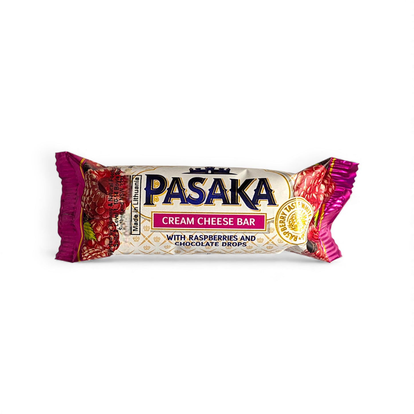 Tasty Ice-Cheesecake 'Pasaka' Raspberry (white choc)