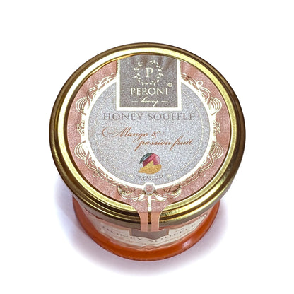 Ultra-Premium Honey Souffle Tropical 'Peroni' (with mango and passionfruit)