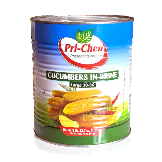 Tasty Salted Cucumbers (without vinegar) 'Pri-Chen' 3kg