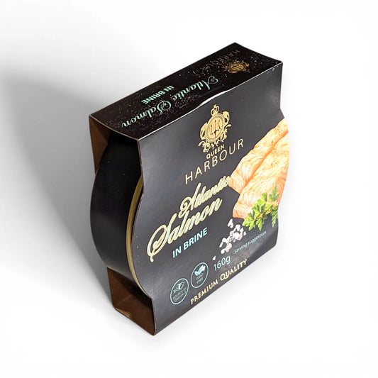 Premium Salmon in Brine 'Queen Harbour' 160g