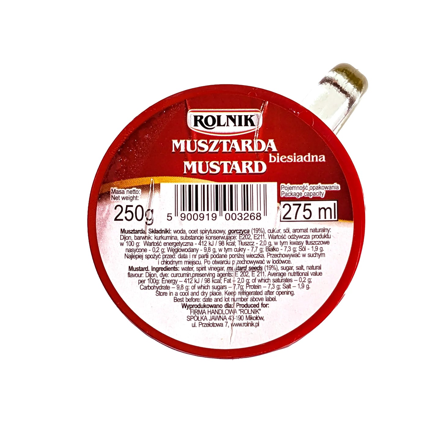 Мягкая горчица 'Beer Glass Mustard' 250 г