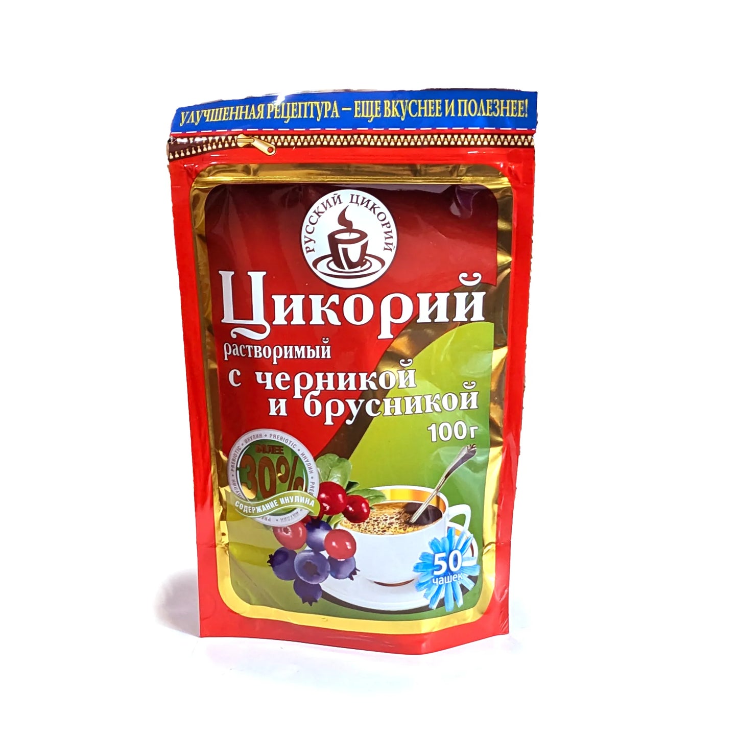 Премиальный порошковый напиток «Цикорий» (с черникой и брусникой) 100 г