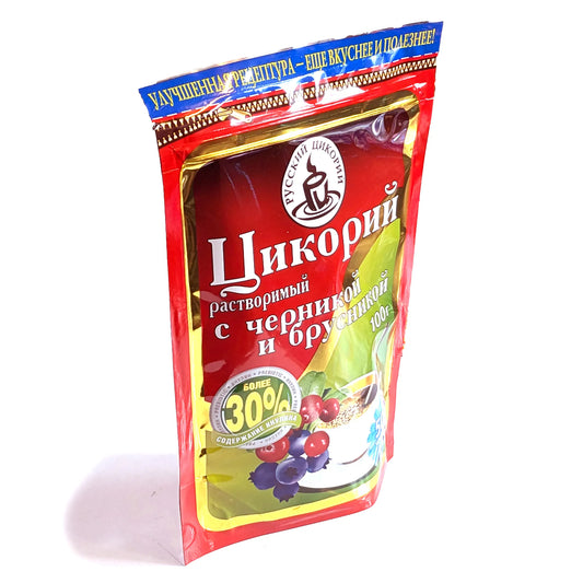 Премиальный порошковый напиток «Цикорий» (с черникой и брусникой) 100 г
