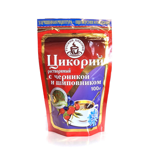Premium Powdered Drink 'Chicory' (with blueberry and rosehip) 100g