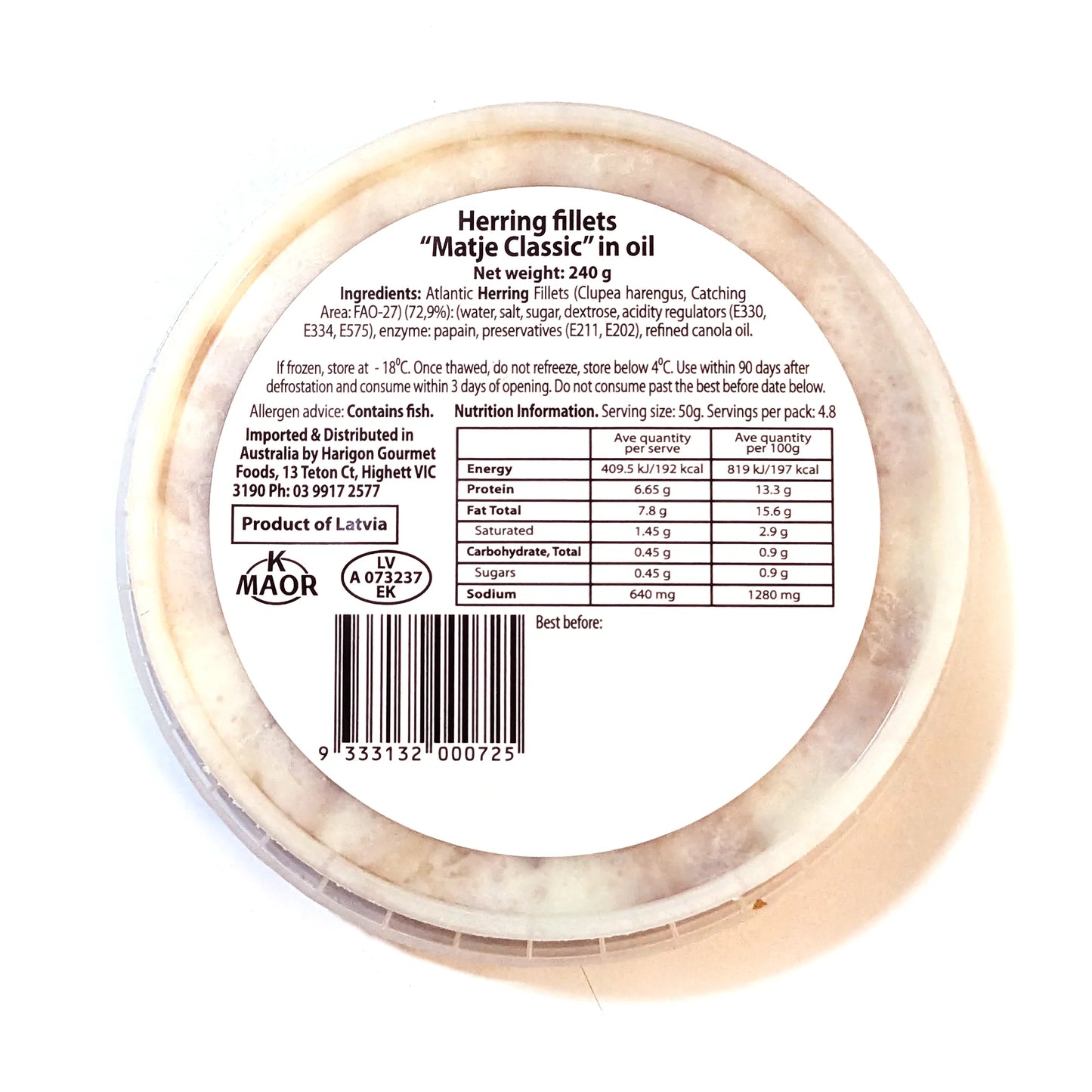 Вкусное филе сельди 'Рыбачка Соня' 240г