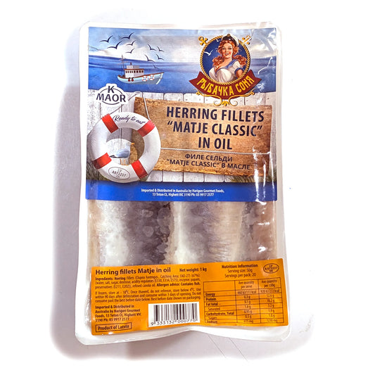 Frozen Herring Fillets 'Rybachka Sonya' 1kg