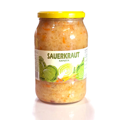 Traditional Crunchy Sauerkraut (with carrot)