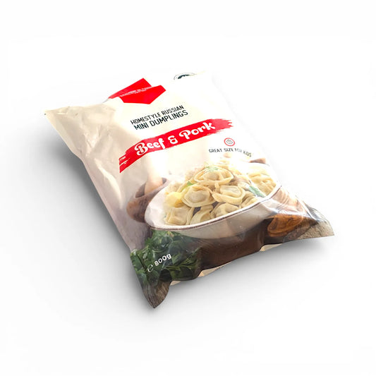 Tasty Mini-Pelmeni 'Sams' (with Beef and Pork)