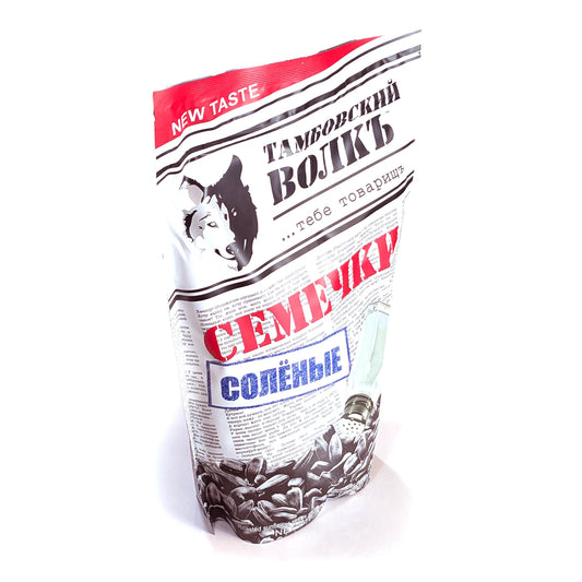 Tasty Salted Semechki (Sunflower Seeds) 'Tambovsky Wolf' Large Bag