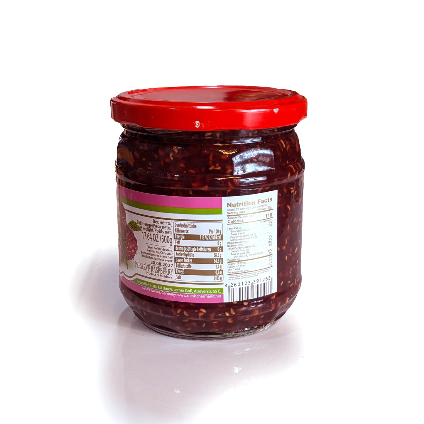Natural Raspberry Jam 'Traditions of Taste'