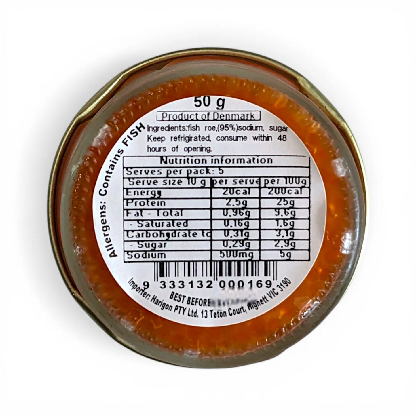 Premium Salmon Caviar 'Tsar's Caviar' 50g