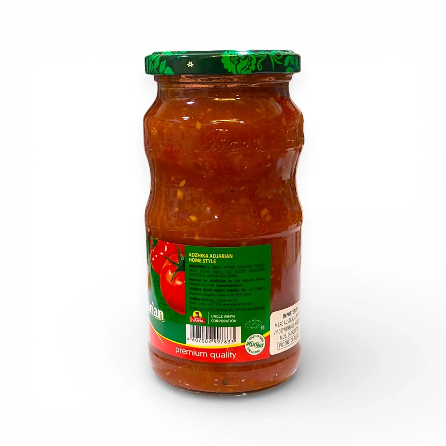 Delicious Adzhika (Pepper Garnish) 'Uncle Vanya' (not spicy)