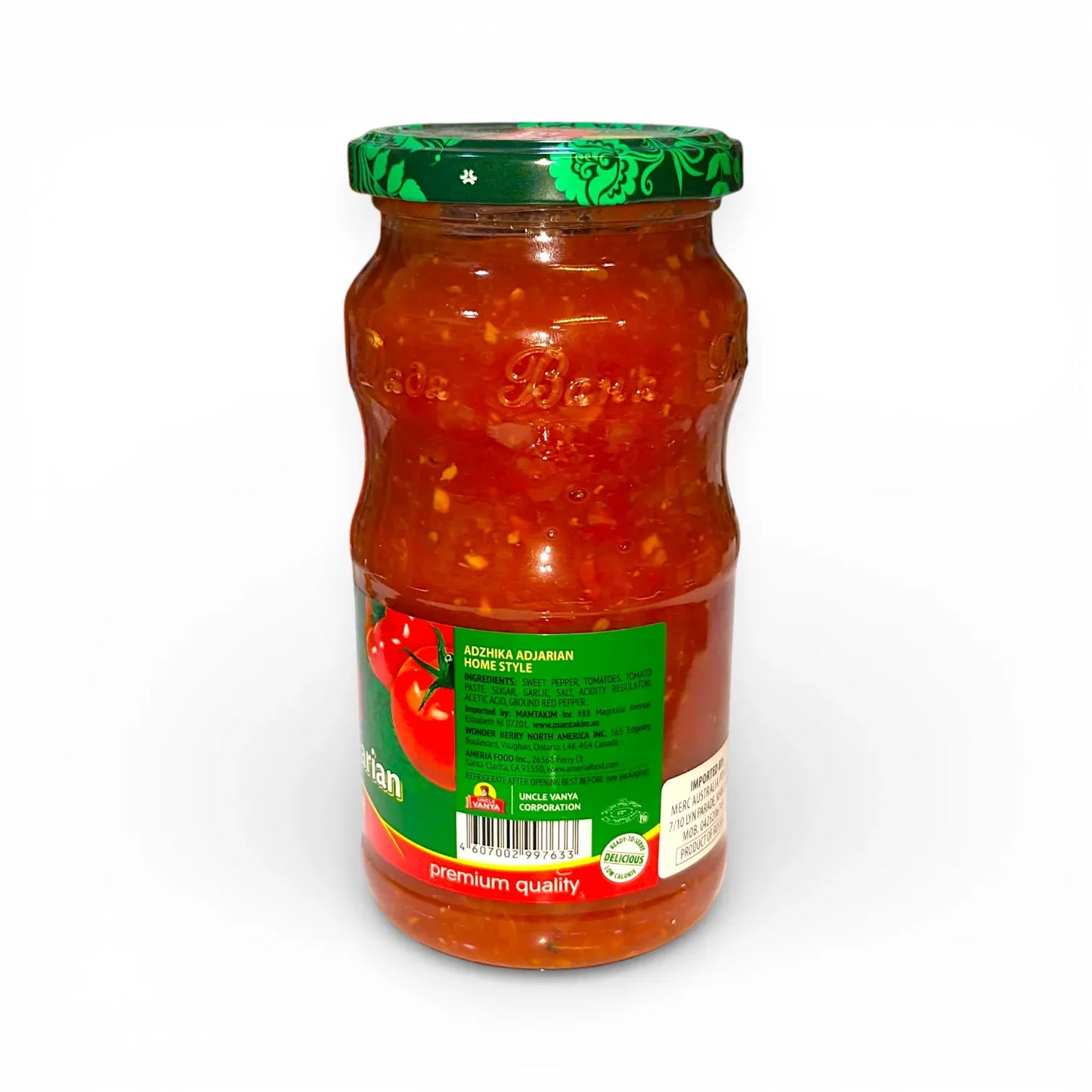 Delicious Adzhika (Pepper Garnish) 'Uncle Vanya' (not spicy)