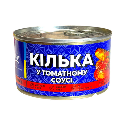 Tasty Fish 'Kylka' (in tomato sauce) Snack 230g
