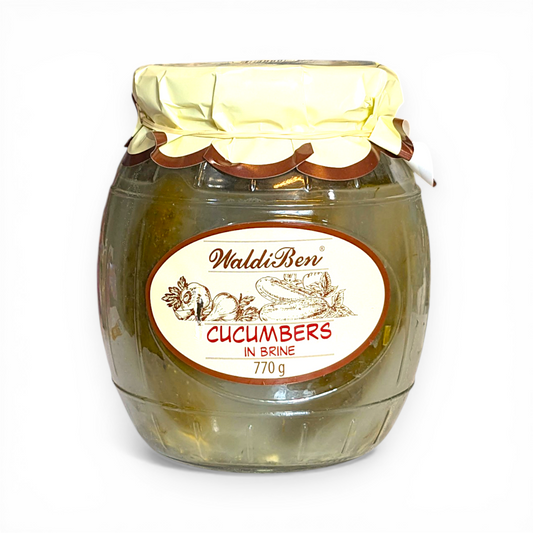 Tasty Cucumbers (in brine) 'Waldi Ben' (Curved Jar)