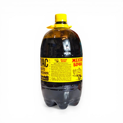 Traditional Russian Kvas 'Yellow Barrel' 1.5L