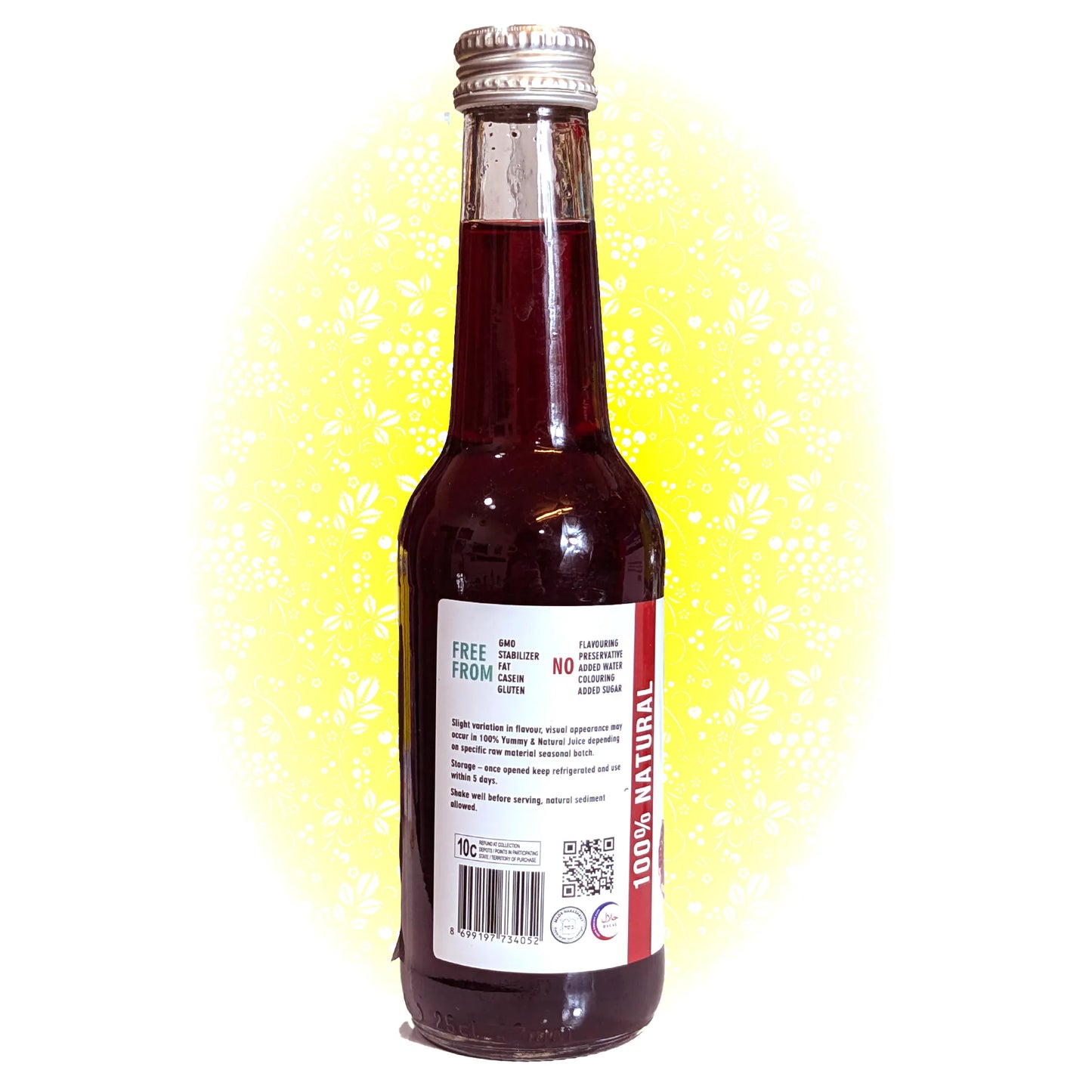 Pure Pomegranate Juice (NOT from concentrate) 250ml