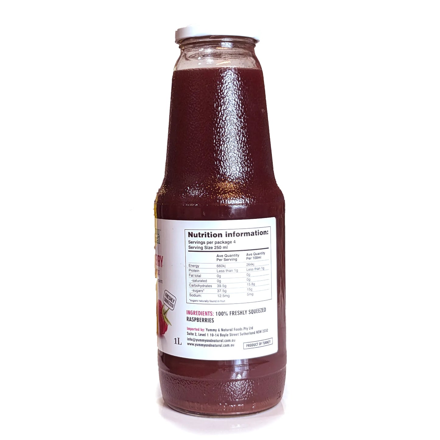 Pure Rasberry Juice 1L